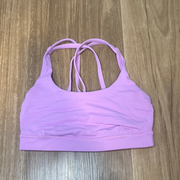 Lululemon Athletica Pink Bikini Top with Racerback Design - Picture 1 of 2
